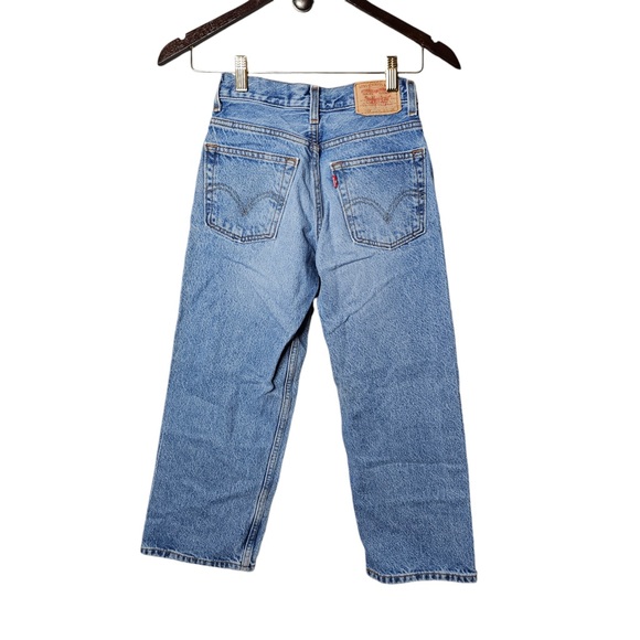 Levi's 569 Jeans - Light Wash Denim - Loose Straight Fit - Casual - Picture 3 of 7